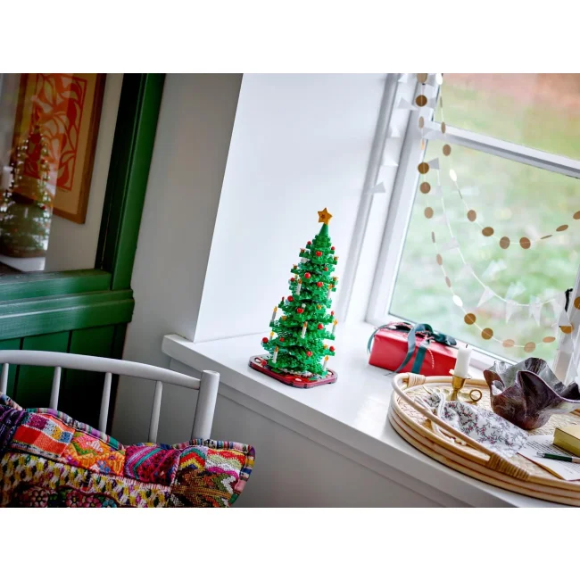 LEGO Icons 40573 Choinka 2w1 – Świąteczna Dekoracja z Klocków | Kolekcjonerski Zestaw na Prezent